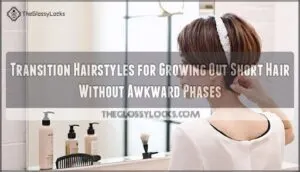 transition hairstyles for growing out short hair
