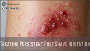 treating persistent post shave irritation