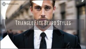 triangle face beard styles