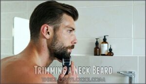 trimming a neck beard
