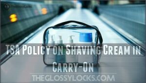 tsa policy on shaving cream in carry-on