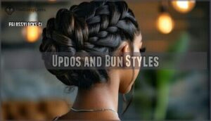 updos and bun styles