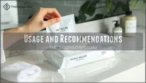 usage and recommendations usage and recommendations
