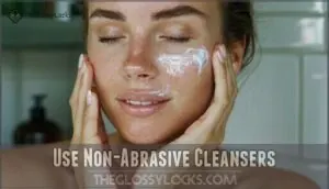 use non-abrasive cleansers use non-abrasive cleansers