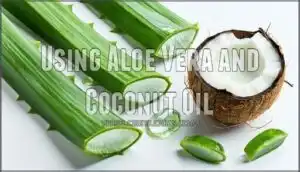 using aloe vera and coconut oil