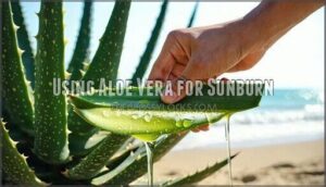 using aloe vera for sunburn