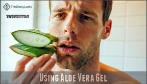 using aloe vera gel using aloe vera gel