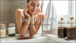 using coffee scrubs