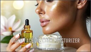using face oil with moisturizer