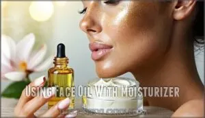 using face oil with moisturizer