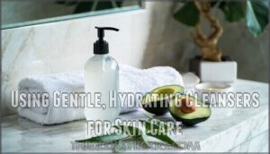 using gentle, hydrating cleansers for skin care