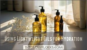 using lightweight oils for hydration