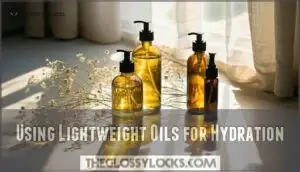 using lightweight oils for hydration