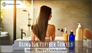 using microfiber towels