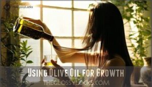 using olive oil for growth