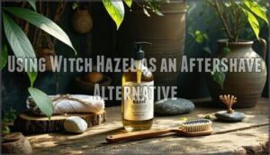 using witch hazel as an aftershave alternative