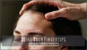 using your fingertips