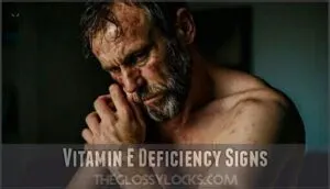 vitamin e deficiency signs