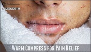 warm compress for pain relief