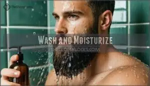 wash and moisturize