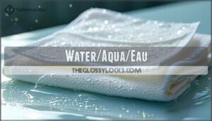 water/aqua/eau
