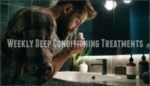 weekly deep conditioning treatments
