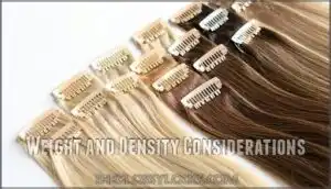 weight and density considerations