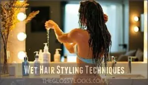 wet hair styling techniques wet hair styling techniques