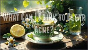 what can i drink to clear acne