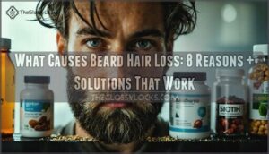 what causes beard hair loss
