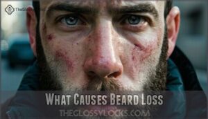 what causes beard loss