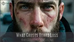 what causes beard loss