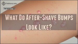 what do after-shave bumps look like