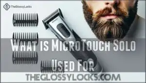 what is microtouch solo used for