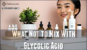 what not to mix with glycolic acid