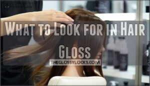 what to look for in hair gloss