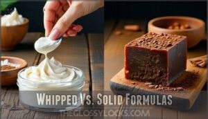 whipped vs. solid formulas
