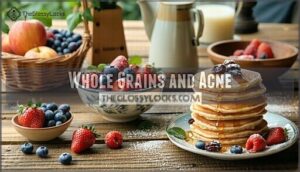 whole grains and acne
