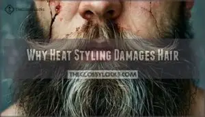 why heat styling damages hair