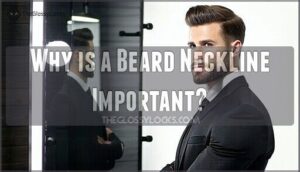 why is a beard neckline important