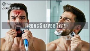 wrong shaver type