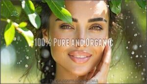 100% pure and organic