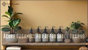 acure organics for affordable brands