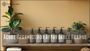 acure organics for affordable brands