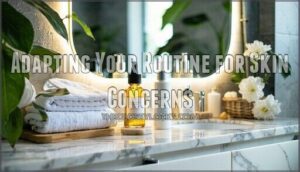 adapting your routine for skin concerns