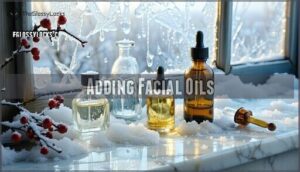 adding facial oils