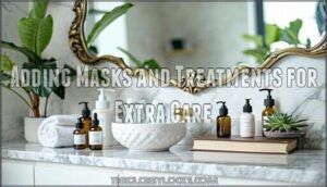 adding masks and treatments for extra care