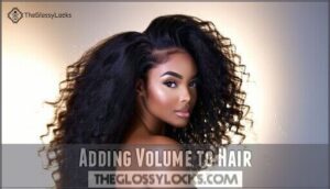 adding volume to hair