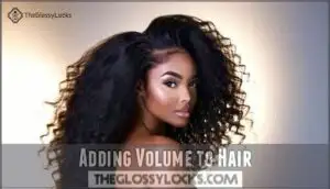 adding volume to hair