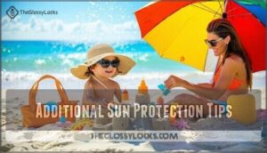 additional sun protection tips